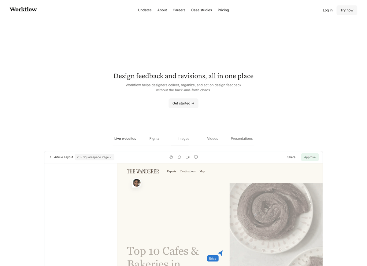 Workflow
				hero section ui component