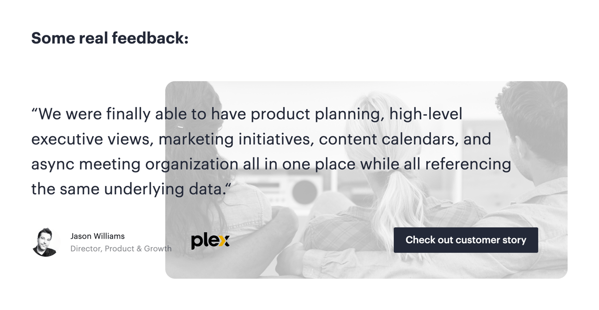 Fibery
				testimonial ui component