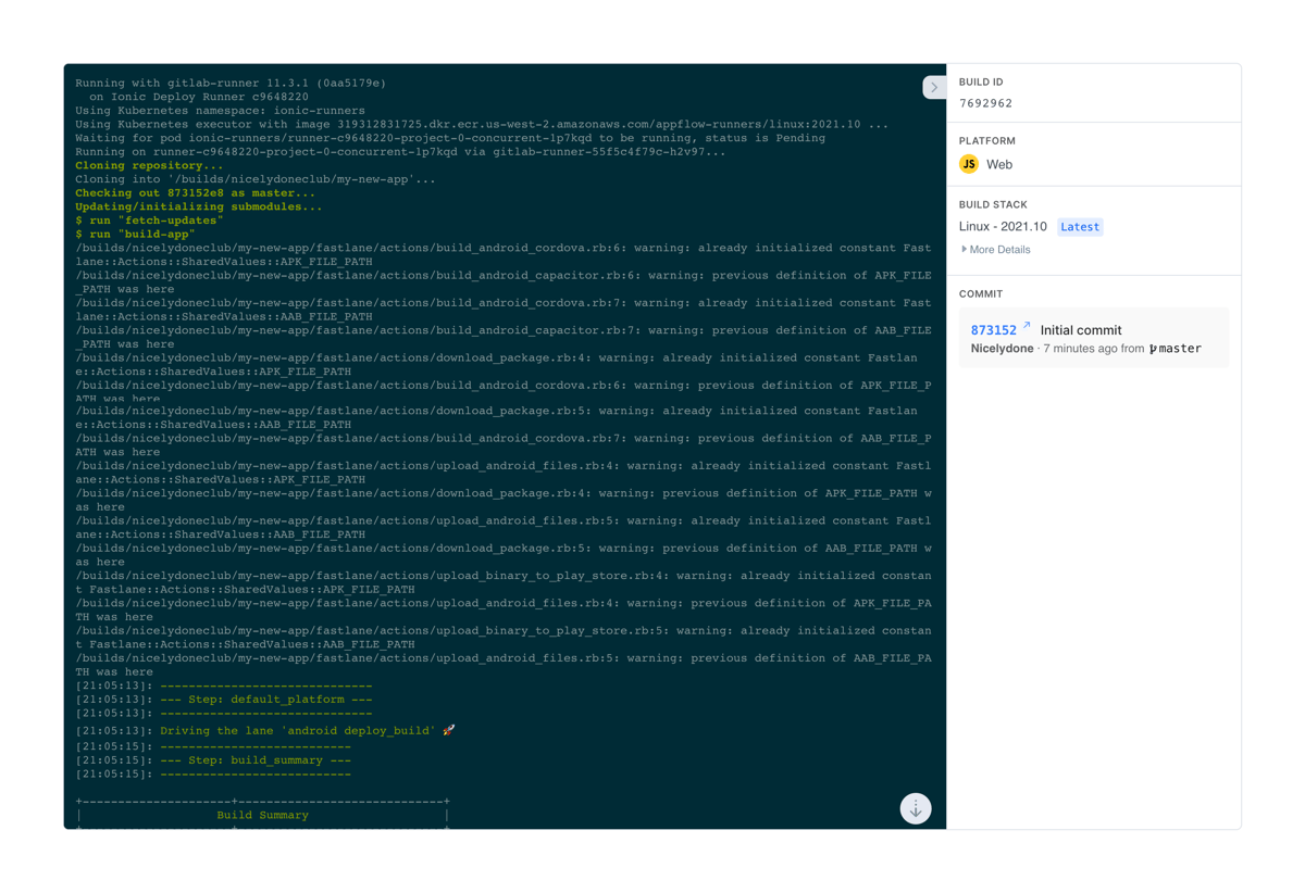 Ionic
				code block ui component