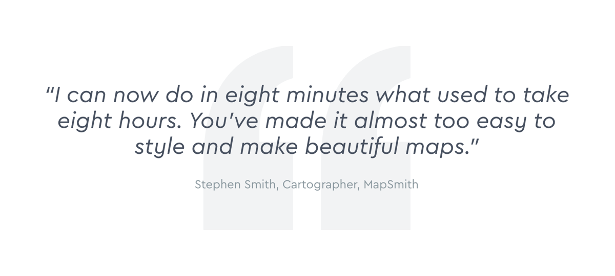 Mapbox
				testimonial ui component