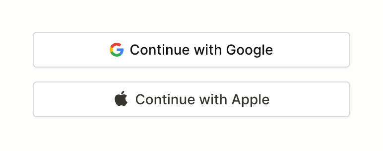 Notion
				social login button ui component