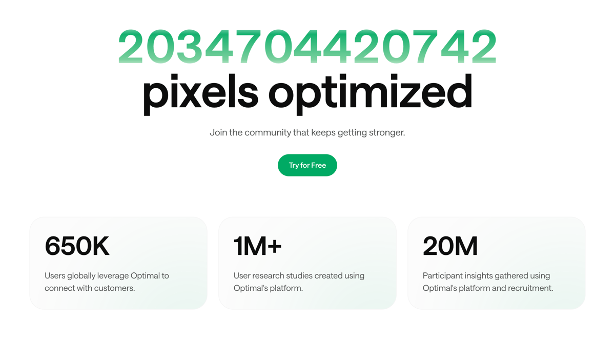 Optimal
				social proof ui component