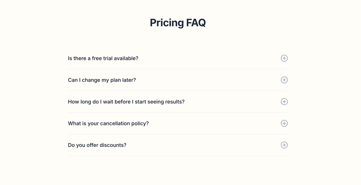 Macaw
				faq ui component