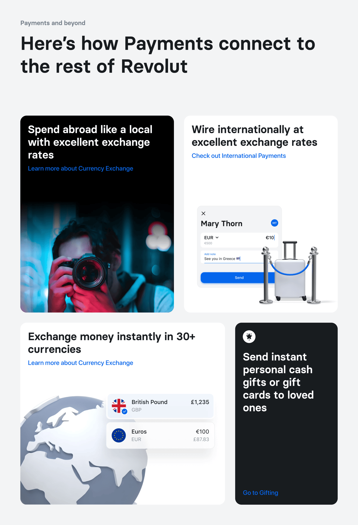 Revolut
				bento box ui component
