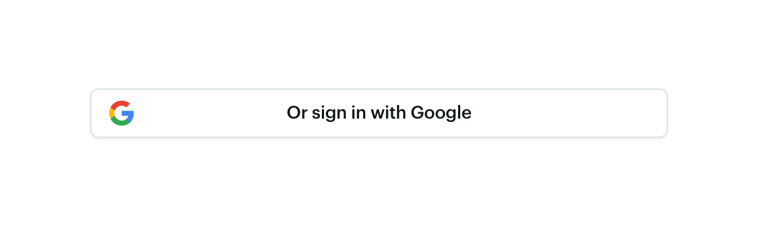 Ballpark
				social login button ui component