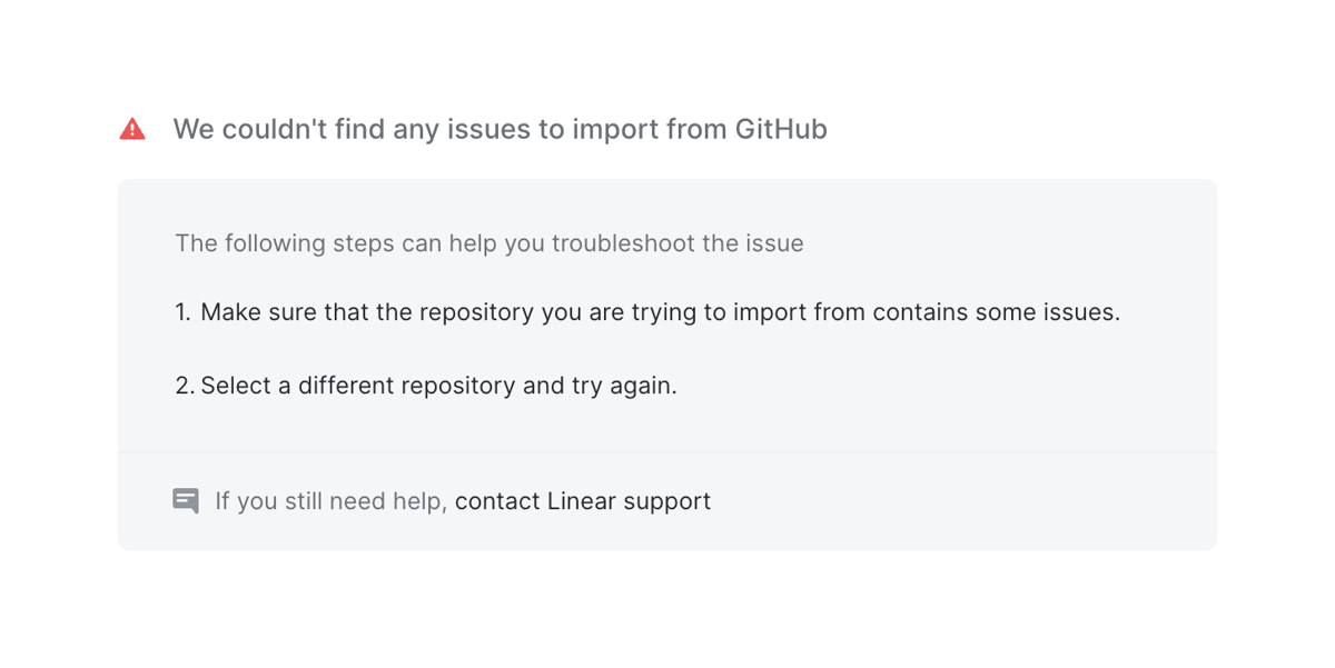 Linear
				alert ui component