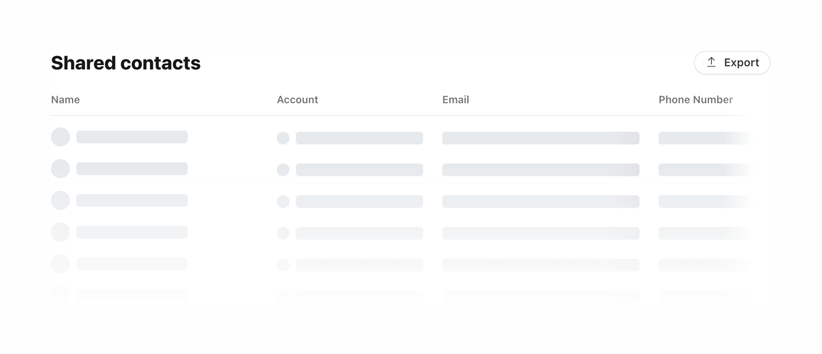 Front
			data export desktop table ui component