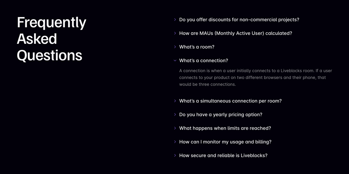 Liveblocks
				faq ui component
