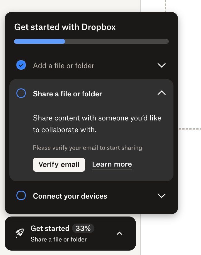 Dropbox
				progress indicator ui component