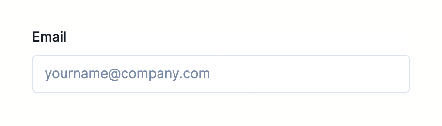 Specify
				input text ui component