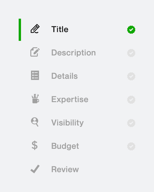 Upwork
				vertical navigation ui component