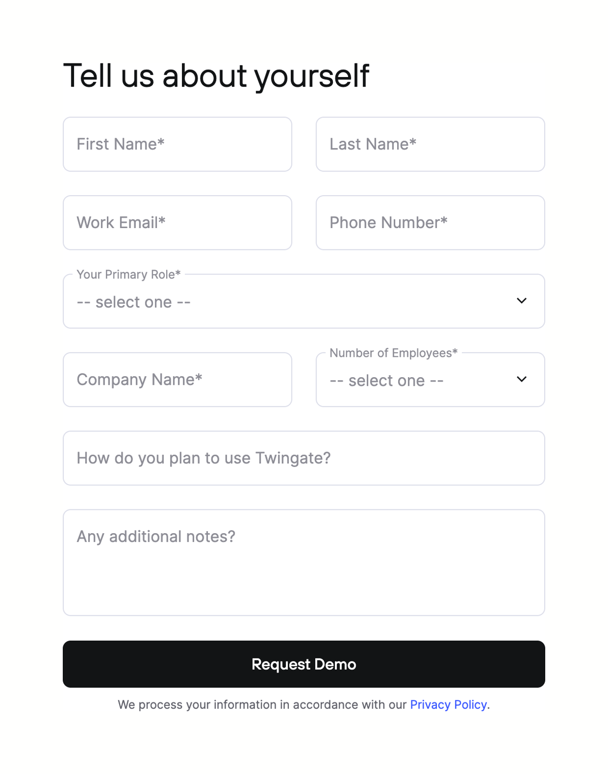 Twingate
				form element ui component