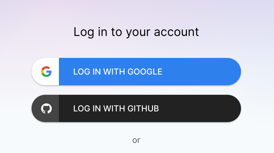 Scale
				social login button ui component
