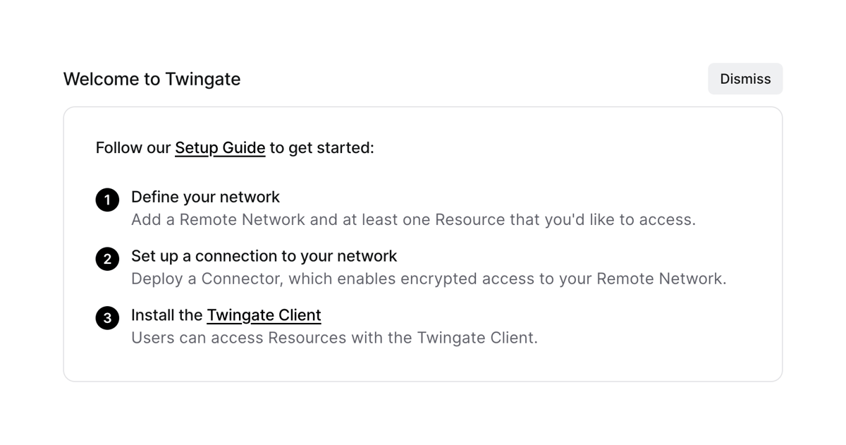 Twingate
				stepper ui component