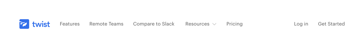 Twist
				horizontal navigation ui component