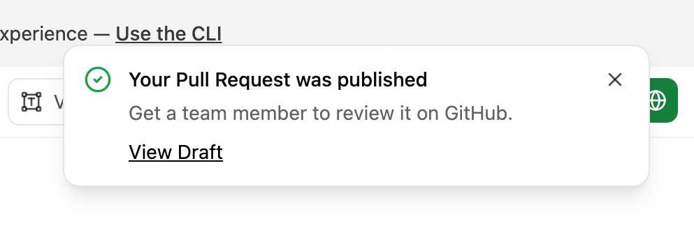 Mintlify
				notification toast ui component