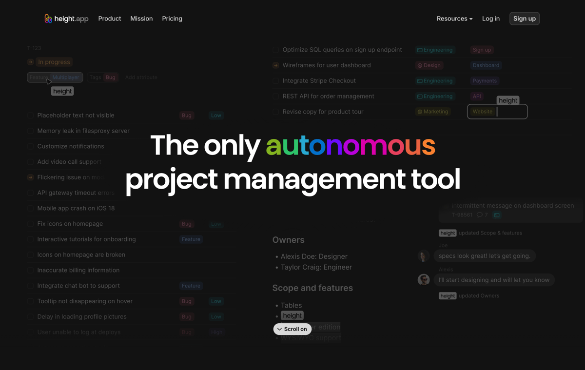Height
				hero section ui component