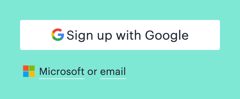Fibery
				social login button ui component