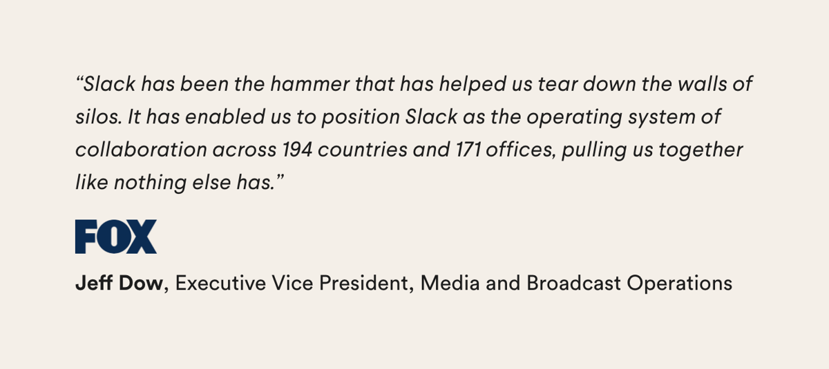 Slack
				testimonial ui component