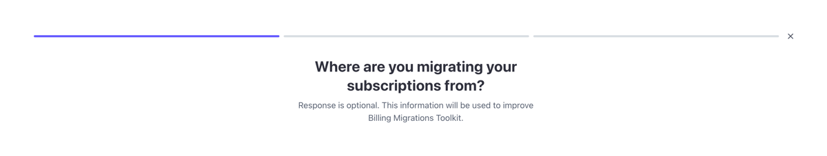 Stripe
				progress indicator ui component