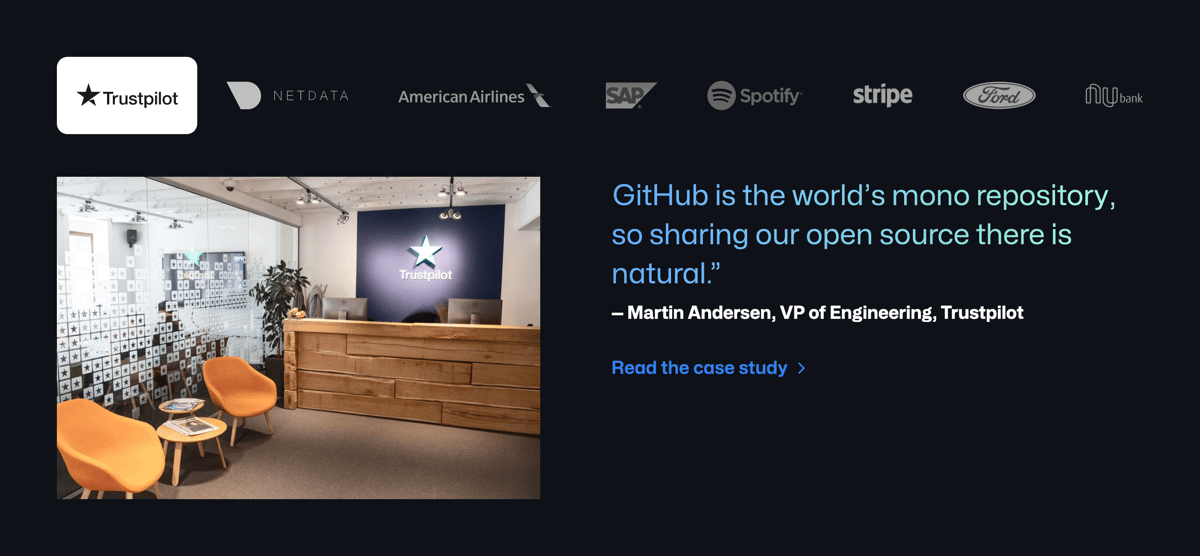 Github
				testimonial ui component
