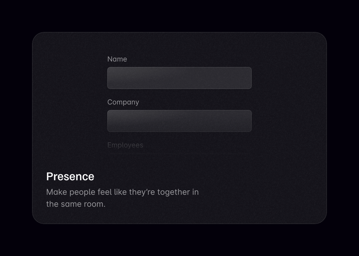 Liveblocks
				illustration ui component
