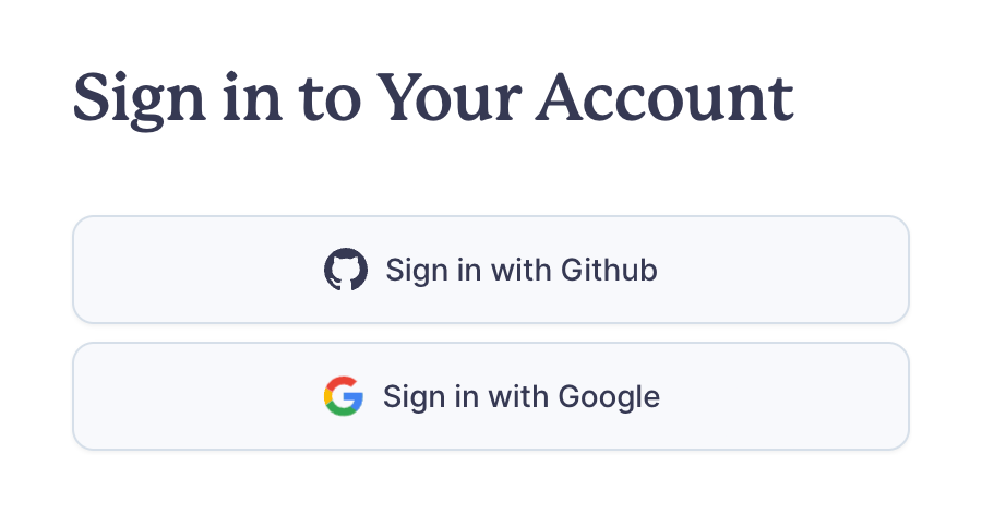 Fly
				social login button ui component