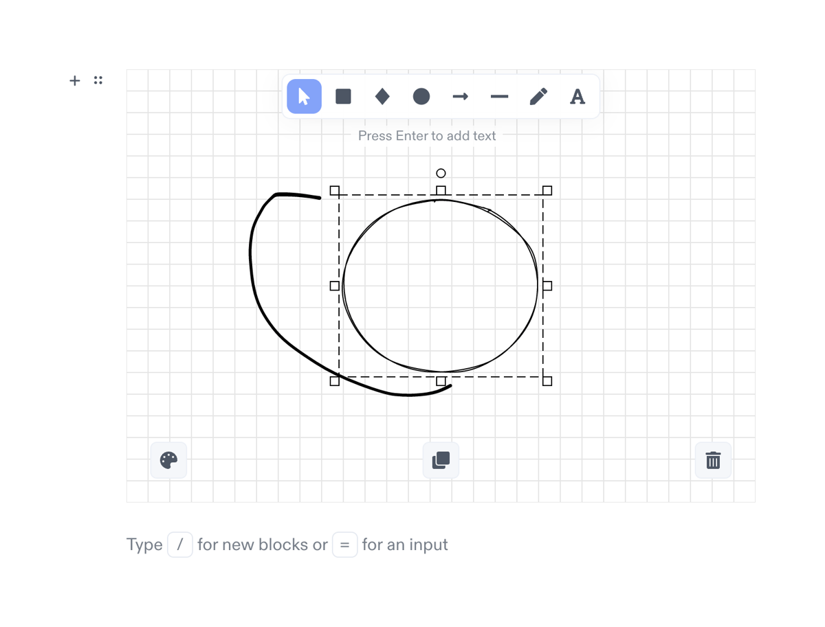 Decipad
				toolbox ui component