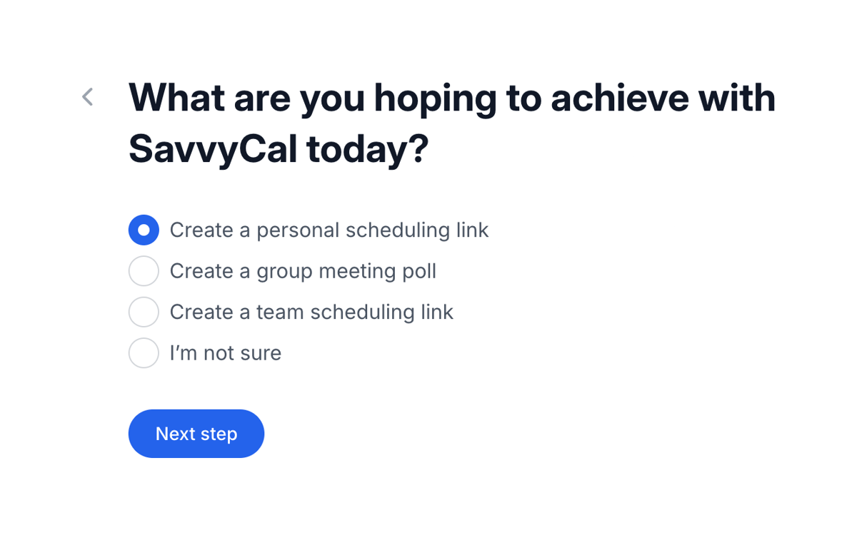 SavvyCal
				checkbox & radio ui component