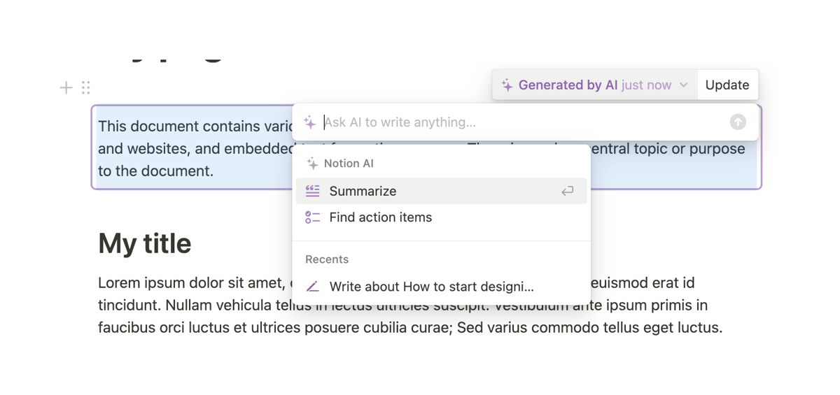 Notion
				artificial intelligence ui component