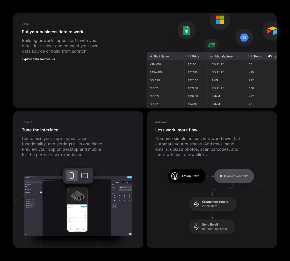 Glide
				bento box ui component