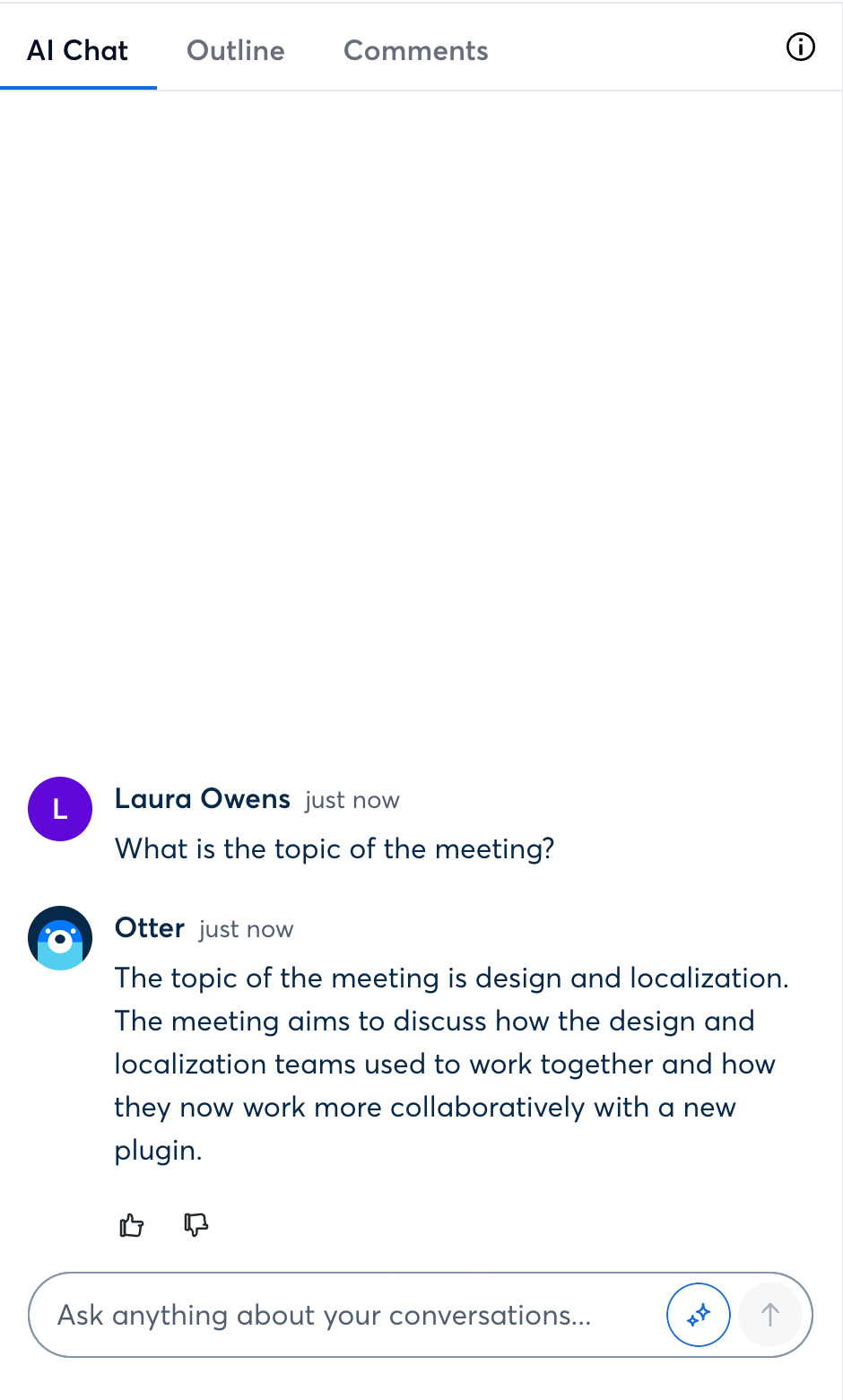 Otter
				artificial intelligence ui component
