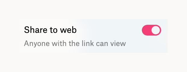 Felt
				toggle/switch ui component