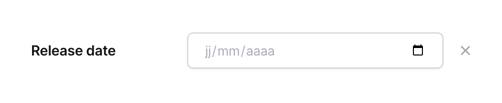 Bucket
				input date ui component