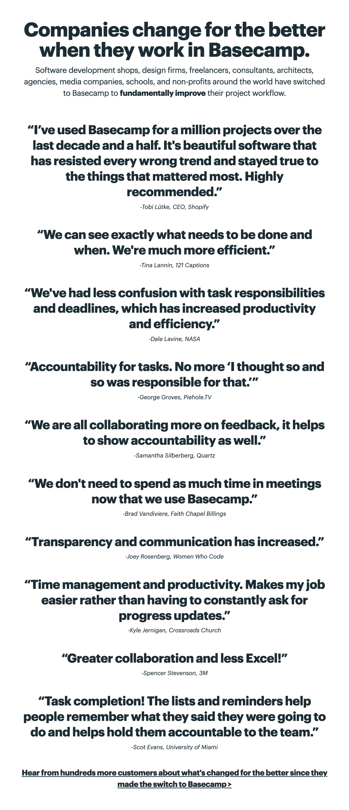 Basecamp
				social proof ui component