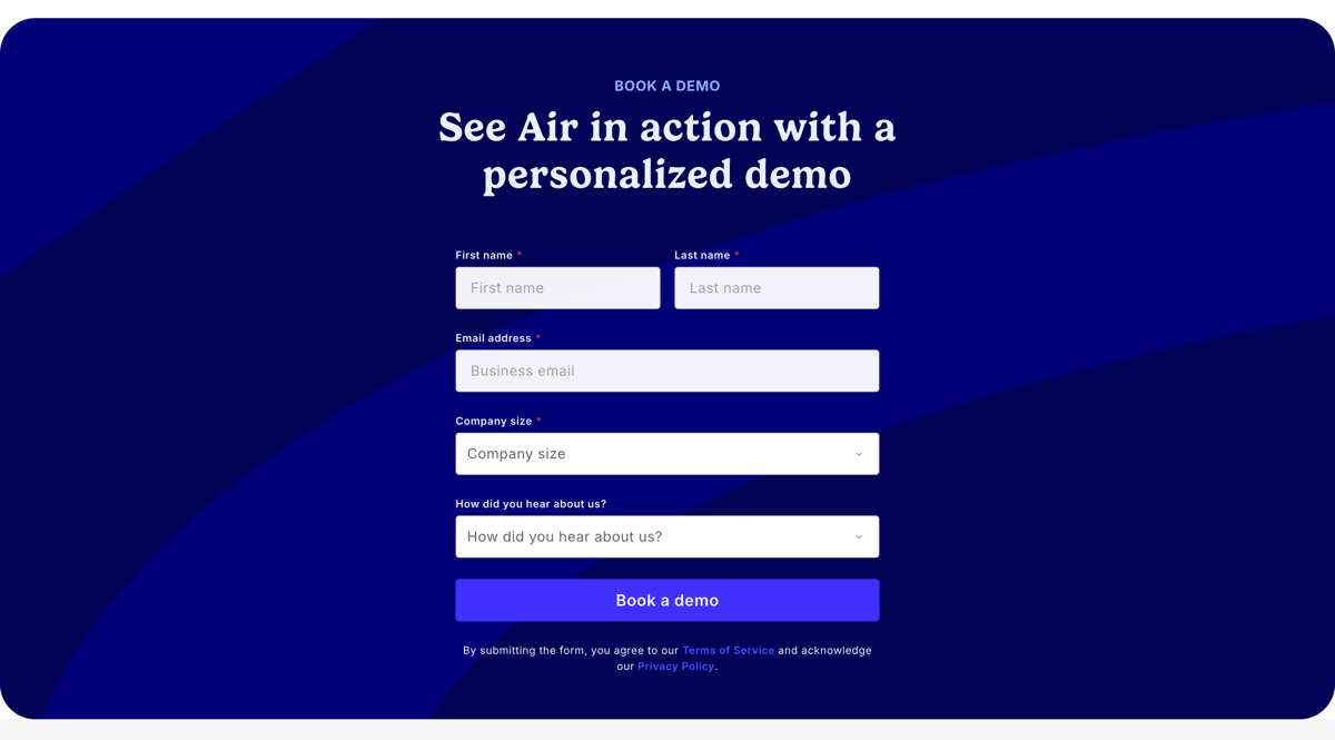 Air
				form element ui component