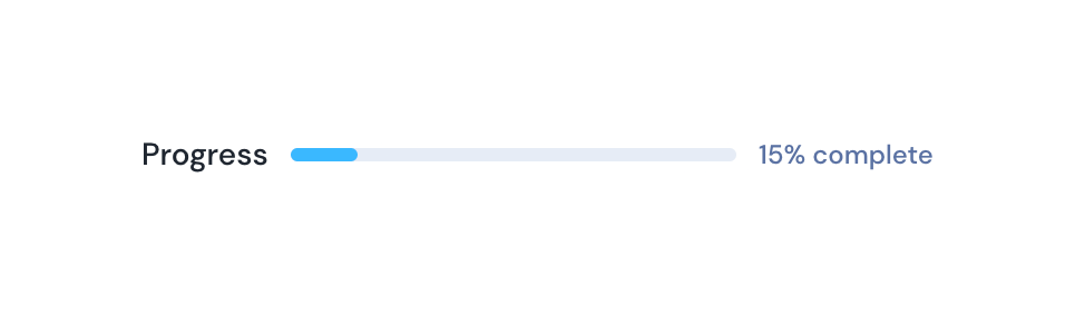 Friday
				progress indicator ui component
