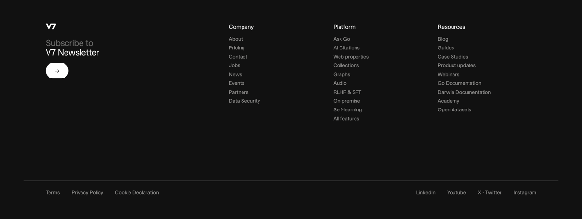 V7
				footer ui component