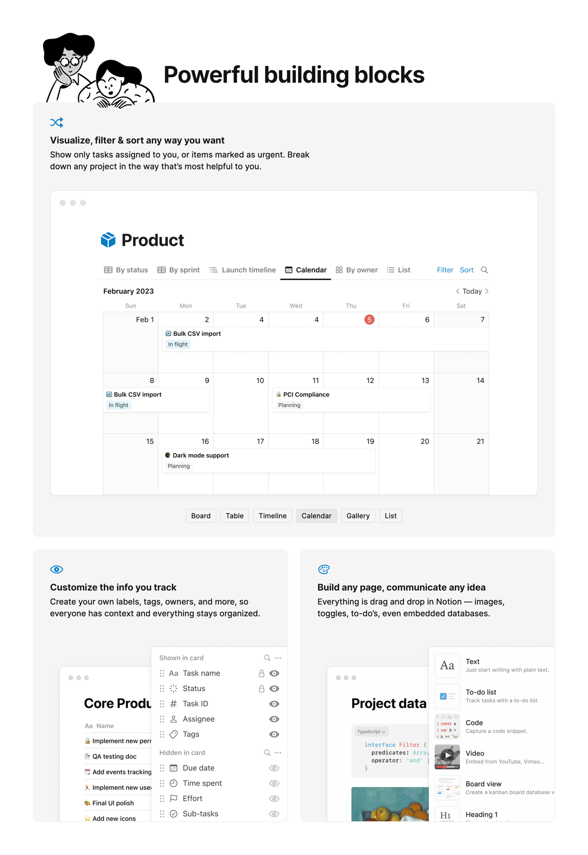 Notion
				bento box ui component
