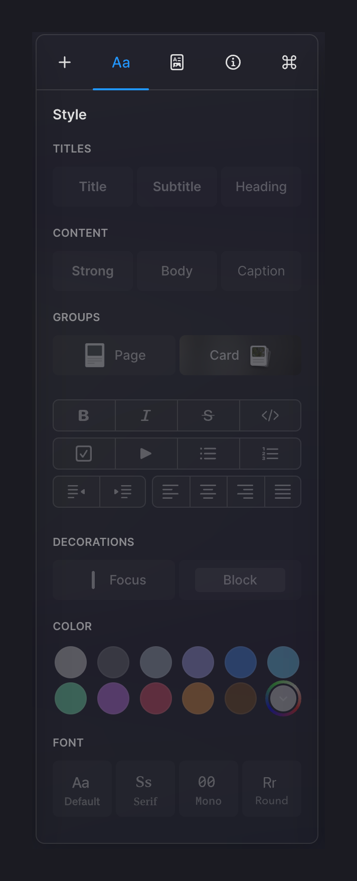 Craft
				toolbox ui component