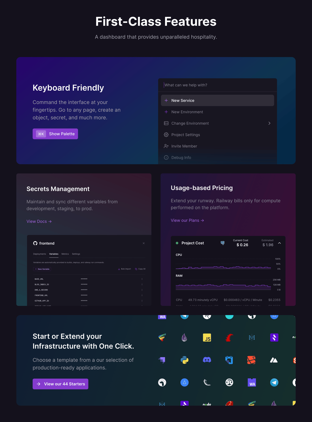 Railway
				bento box ui component