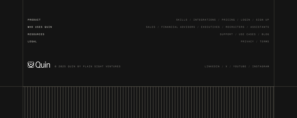 Quin
			finance ui component