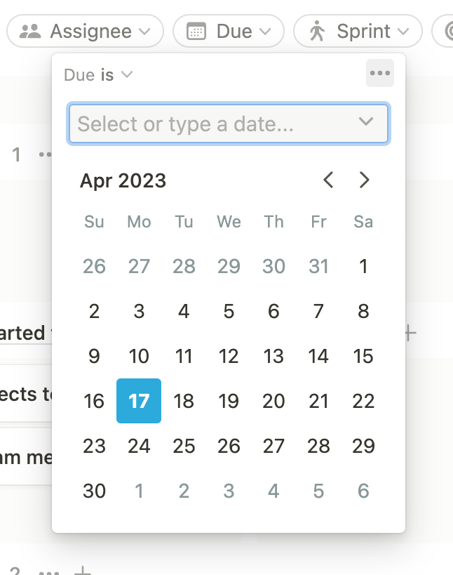 Notion
				input date ui component