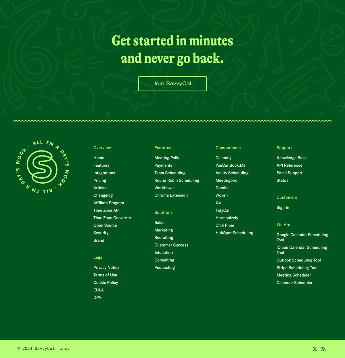 SavvyCal
				footer ui component