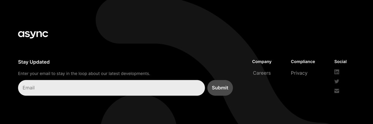 Async
				footer ui component