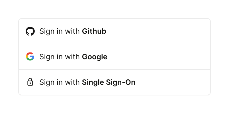 Hookdeck
				social login button ui component
