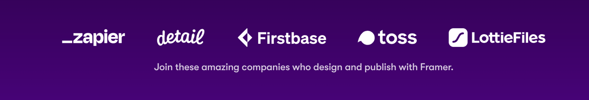 Framer
				social proof ui component