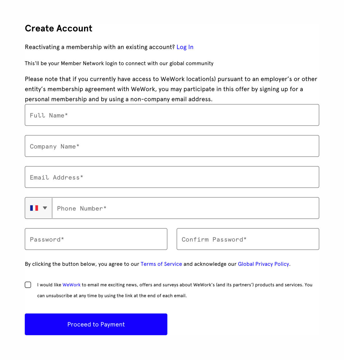 WeWork
				form element ui component