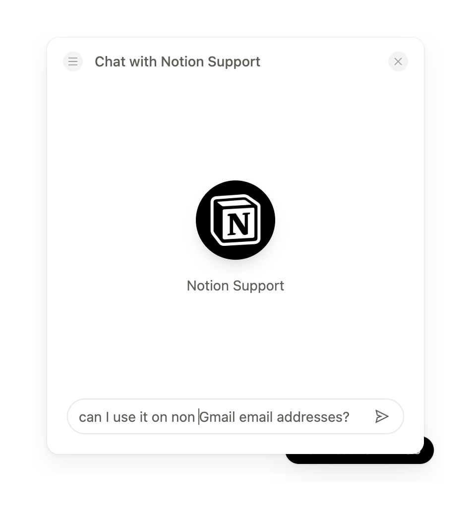Notion Mail
				modal ui component