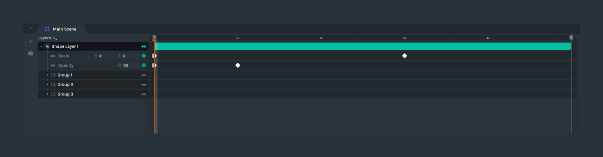 Lottie
				timeline & history ui component